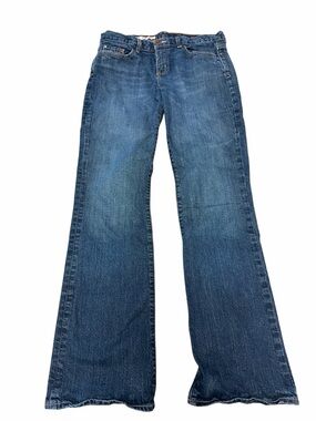 Y2K Wide Leg Bootcut Curvy Jeans Medium Wash Stretch Women’s Size 8 W29 31x29